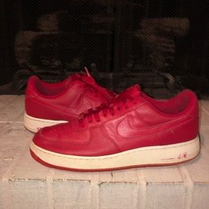 Nike af1 red size 9.5